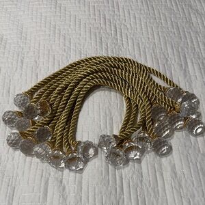 Elegant Gold Napkin Tiebacks